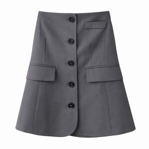 Chic Gray Strapless Dress